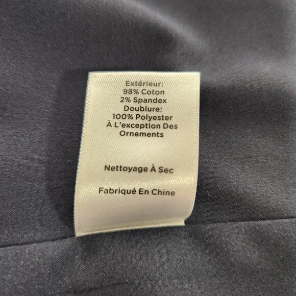 TALBOTS The Oprah Magazine Feminine Romantic Preppy Blue Floral Skirt Size 12. - Picture 14 of 16